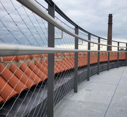 Lưới thép không gỉ bền linh hoạt cho lan can cầu và hàng rào an toàn