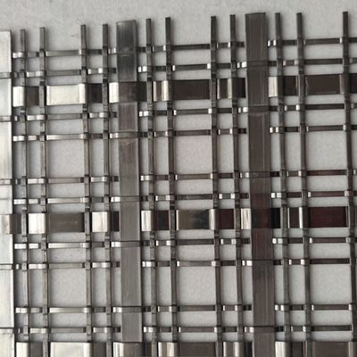 Thép không gỉ Kiến trúc kim loại trang trí Lưới thép không gỉ Dây dệt Drapery
