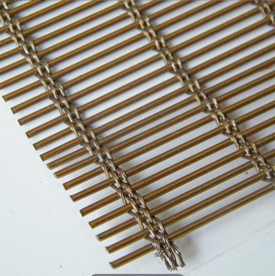 Lưới thép phẳng kiến trúc, dệt gợn sóng, thép không gỉ