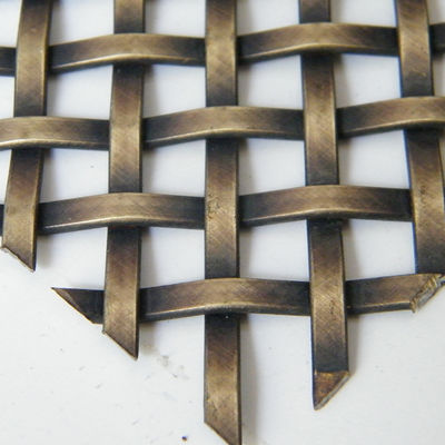 Stainless Steel Crimped Woven Wire Mesh cho mặt tiền kiến trúc