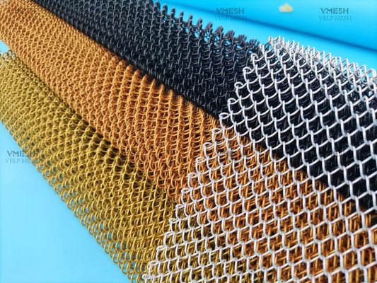 Stainless Steel kiến trúc Crimped Wire Mesh 12x12mm kích thước lỗ