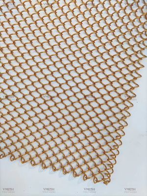 Lưới dày 1,2mm Liên kết rèm trang trí Lưới kiến ​​​​trúc