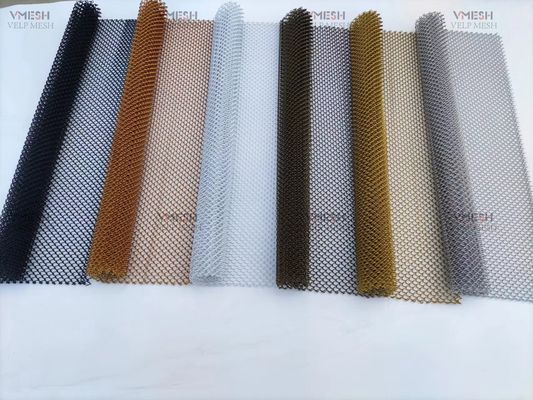 Rèm lưới nhôm Cascade cuộn dây cho phân vùng không gian