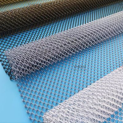 Chuỗi liên kết rèm ngăn phòng bằng lưới kim loại với kích thước mắt lưới 6 * 6 mm