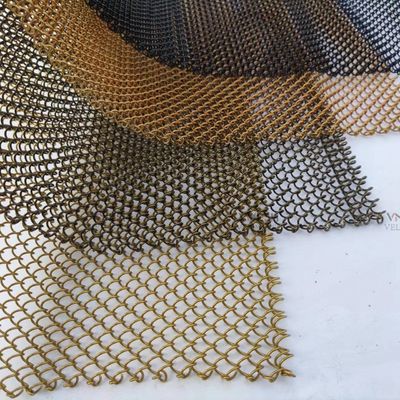 Ràng màu không gỉ nhôm trang trí kim loại dây chuyền màn