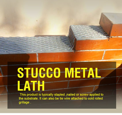 1,75lbs 2,5lbs G60 Lưới kẽm Stucco Lưới kim loại mạ kẽm