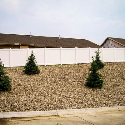 Dễ dàng lắp đặt 6 ft Vinyl Privacy Fence Panel ngoài sân sau