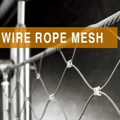 Lưới bảo vệ 304 316 Dây thép không gỉ Lưới trang trí cho khu vực sân vườn