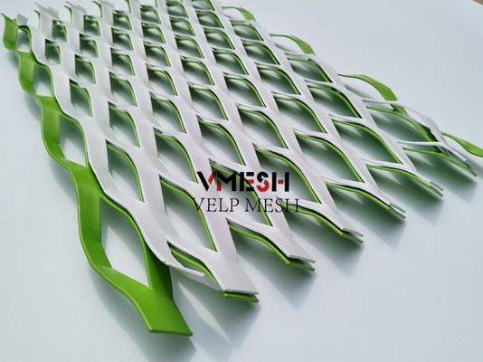 0.5mm Độ dày nhôm mở rộng kim loại lưới dây cho bảng tường