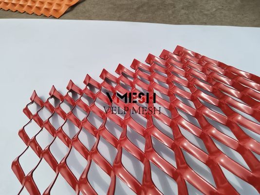 Trang trí nhôm mở rộng lưới trần mặt tiền kim loại lưới kim loại tấm phân vùng