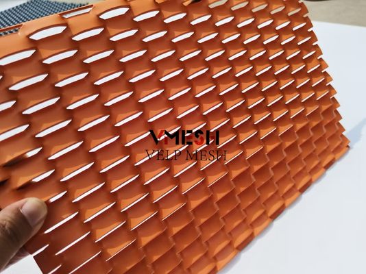 Trang trí nhôm mở rộng lưới trần mặt tiền kim loại lưới kim loại tấm phân vùng