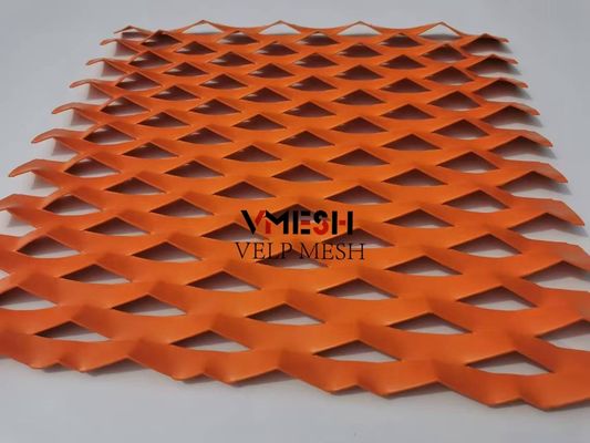 Kiến trúc kim loại lưới xây dựng mặt tiền tấm trần nhôm kim loại mở rộng lưới