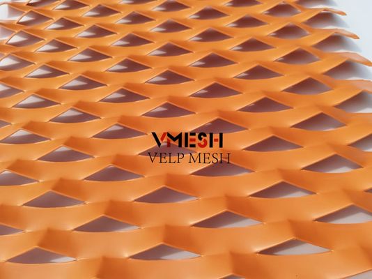 PVDF Aluminium Facade Mesh Xây dựng kim loại mở rộng tấm ngoài lớp phủ