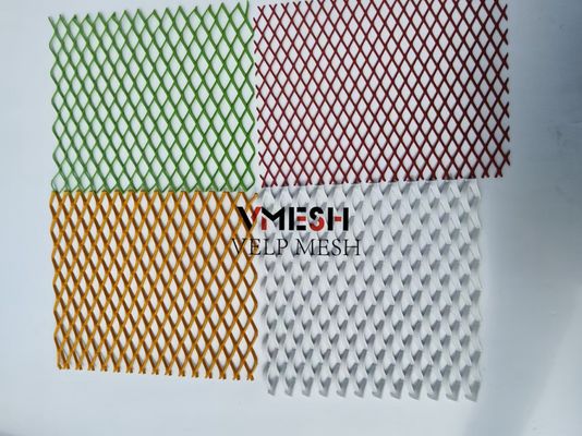 PVDF Aluminium Facade Mesh Xây dựng kim loại mở rộng tấm ngoài lớp phủ