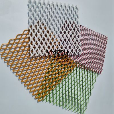 2mm tấm nhôm mở rộng lớp phủ trang trí lưới kim loại màn hình