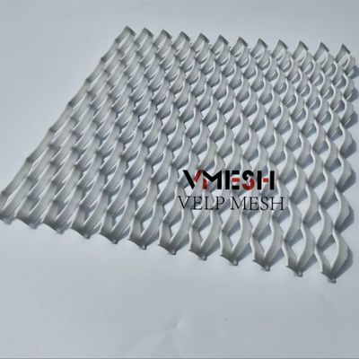 Khung nhỏ mở rộng lưới thép hình kim cương xây dựng mặt tiền trang trí