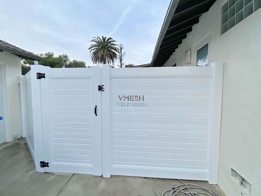 Hàng rào che chắn bằng PVC trắng 6ftHx8ftW cho Vườn nhà