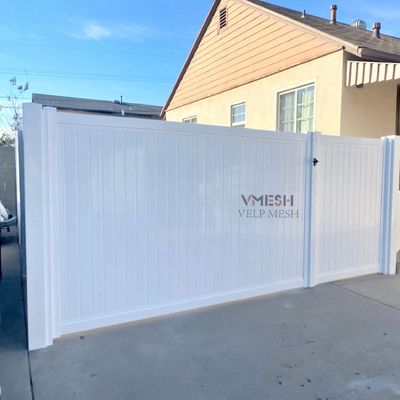 Trọng lượng nhẹ bền chống nước PVC hiện đại Full Privacy hàng rào