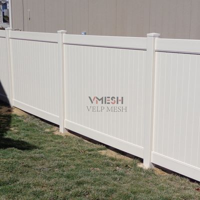 Các tấm hàng rào bảo mật PVC nhựa màu trắng thân thiện với môi trường