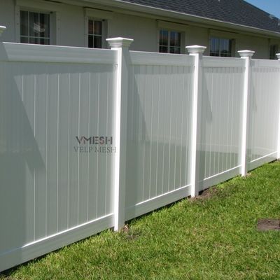 Dễ dàng lắp ráp chống tia cực tím màu trắng Pvc bảo mật hàng rào nhà vinyl hàng rào
