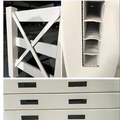 Màu trắng 3 đường ray 4 đường ray nhựa ngựa hàng rào Vinyl Farm hàng rào cho an toàn