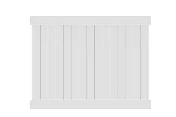 Hàng rào Vinyl phong cách riêng tư bằng nhựa PVC ngoài trời với Picket hàng đầu
