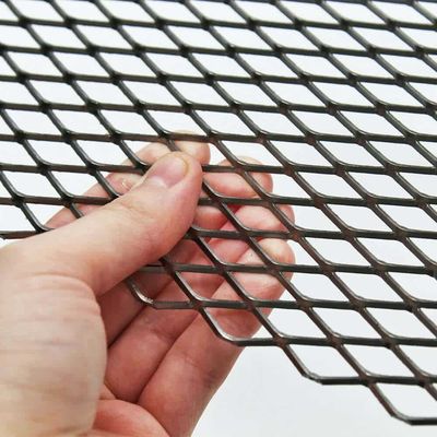 Tấm lưới kim loại mở rộng tiêu chuẩn bằng thép cacbon thấp chịu lực nặng