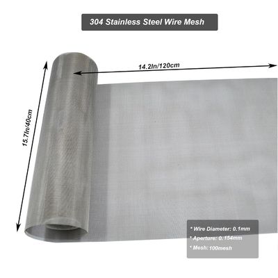 Tấm lọc lưới thép không gỉ 304 - Kích thước lưới từ 7x7 đến 80x80