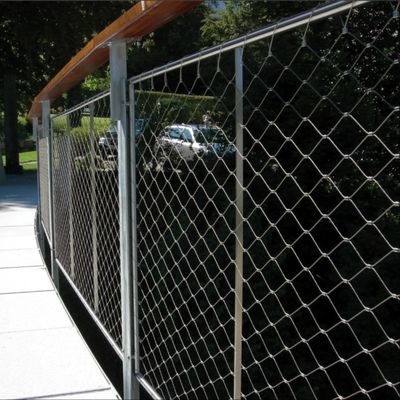 Sản xuất nhà máy bằng thép không gỉ dây cáp Net Woven dây Zoo Zoo Zoo