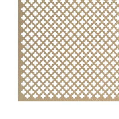 PVDF Lớp phủ kiến trúc hình vuông nhôm tấm đục mạc kim loại trang trí