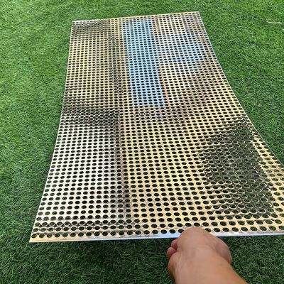 Lưới nhôm đục lỗ sơn tĩnh điện cho mặt tiền kiến trúc