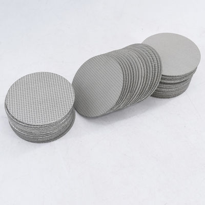 100 micron thiêu kết kim loại 316 Bộ lọc bộ lọc bằng thép không gỉ bộ lọc đa lớp