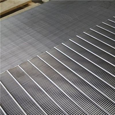 Nhà máy V lỗ lọc 304 thép không gỉ hình lưỡi liềm màn hình cong