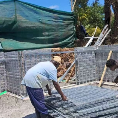Thép galvanized Hy Rib Mesh cho hình thành bê tông trong xây dựng hồ bơi ở châu Phi