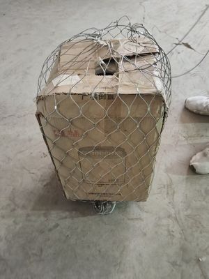 Lưới thép không gỉ hình kim cương, kích thước tùy chỉnh, chống trộm cho hàng rào an ninh