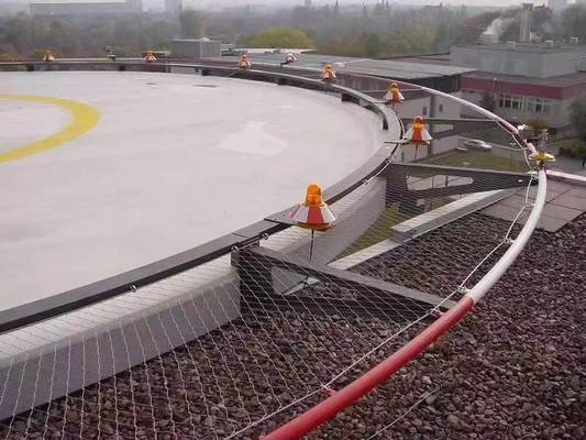 Lưới bảo vệ lan can cầu thang bằng cáp thép không gỉ AISI 304/316 với kẽm