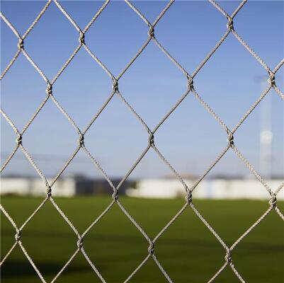 SS316 Stainless Steel Wire Rope Mesh Dây dệt linh hoạt để bảo vệ ban công chuồng chim