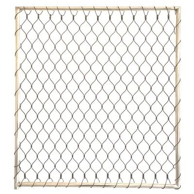 SS316 Stainless Steel Wire Rope Mesh Dây dệt linh hoạt để bảo vệ ban công chuồng chim