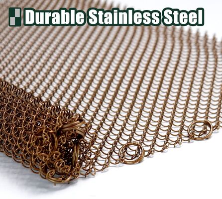 Thiết kế kim loại chống biến dạng Thép không gỉ màn hình lưới lò sưởi 1,2mm