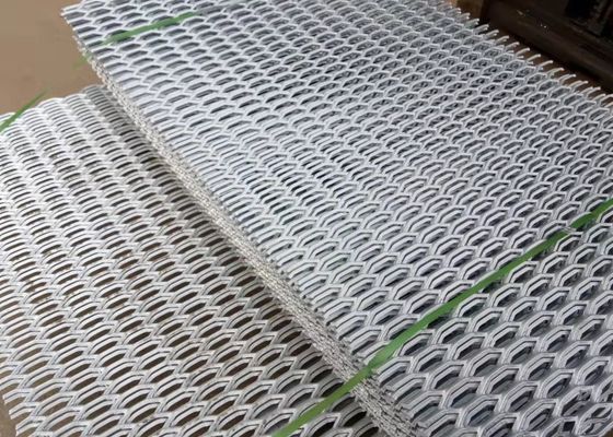 Thép carbon 4mm lỗ hình lục giác mở rộng kim loại lưới hạng nặng