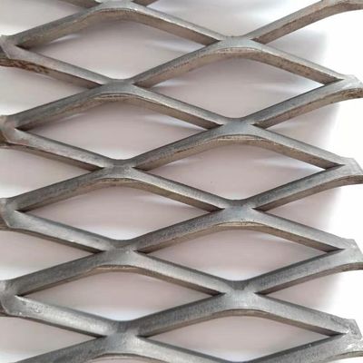 Thép không gỉ mở rộng kim loại lưới 5.0mm 6.0mm chống trượt kẽm