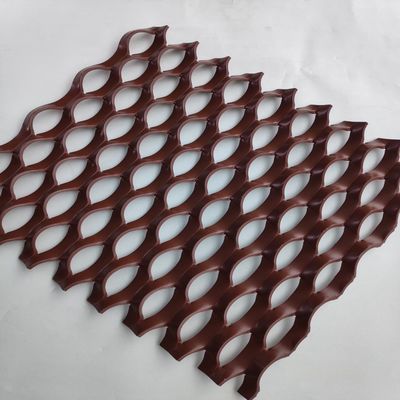0.5mm Độ dày nhôm mở rộng kim loại lưới dây cho bảng tường