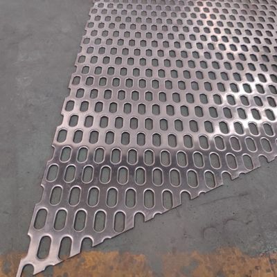 Bảng kim loại lỗ lỗ bằng nhôm cho mặt tiền trang trí