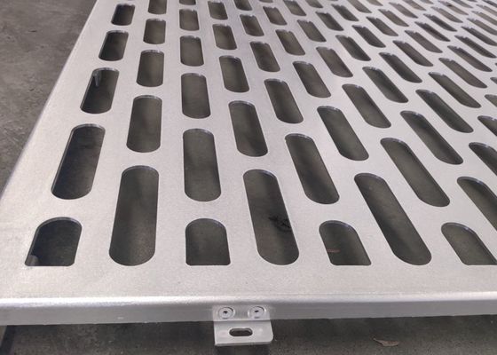 Bảng kim loại lỗ lỗ bằng nhôm cho mặt tiền trang trí
