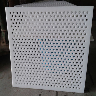 Tấm lưới PVC đục lỗ màu trắng 0.3-10mm cho ngành công nghiệp thực phẩm