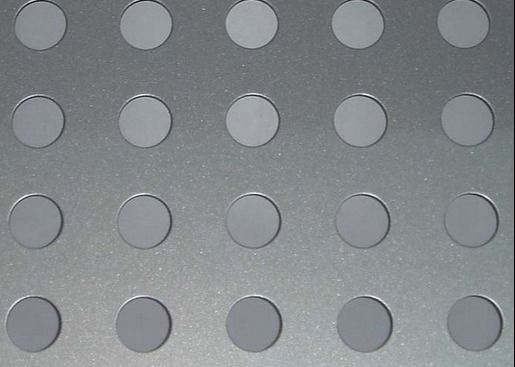 4 * 8ft thép không gỉ thẳng hình dạng lỗ tròn perforated tấm