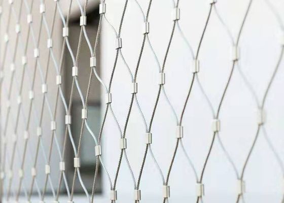 SS316 Mạng cáp thép không gỉ cho hàng rào cầu thang 1-5mm