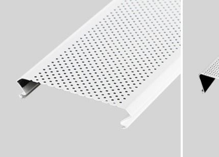 Tấm trần nhôm đục lỗ phủ PVC 3003H24 treo