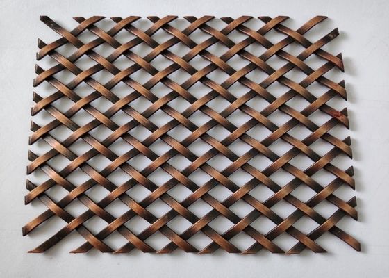 Thép không gỉ 304 khóa Crimped Metal Mesh cho trang trí kiến trúc