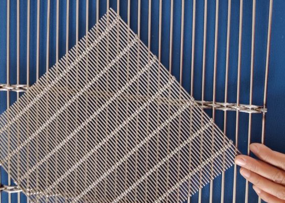 Mạng lưới kiến trúc dây thừng thép không gỉ cho tường rèm